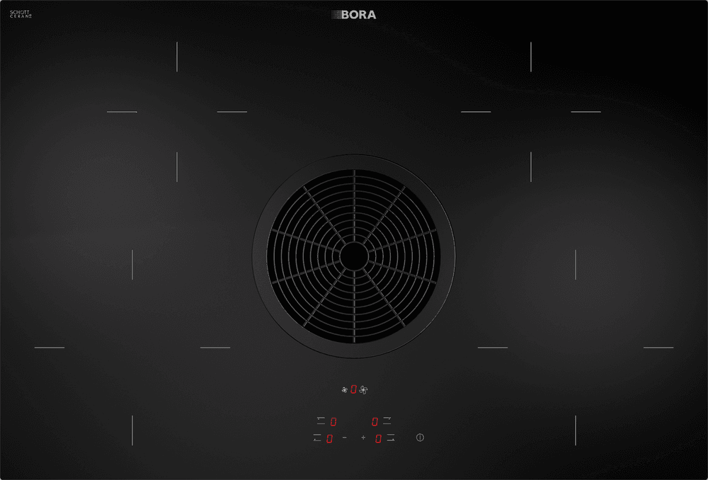 BORA BHU Basic Hyper ceramic hob with extractor · Recirculation