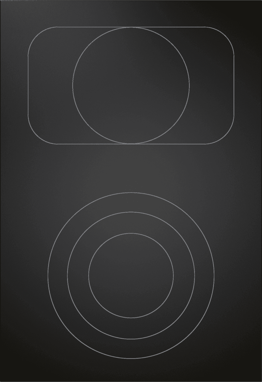 BORA PKCB3 Professional 3.0 370 mm HiLight ceramic hob with roaster zone