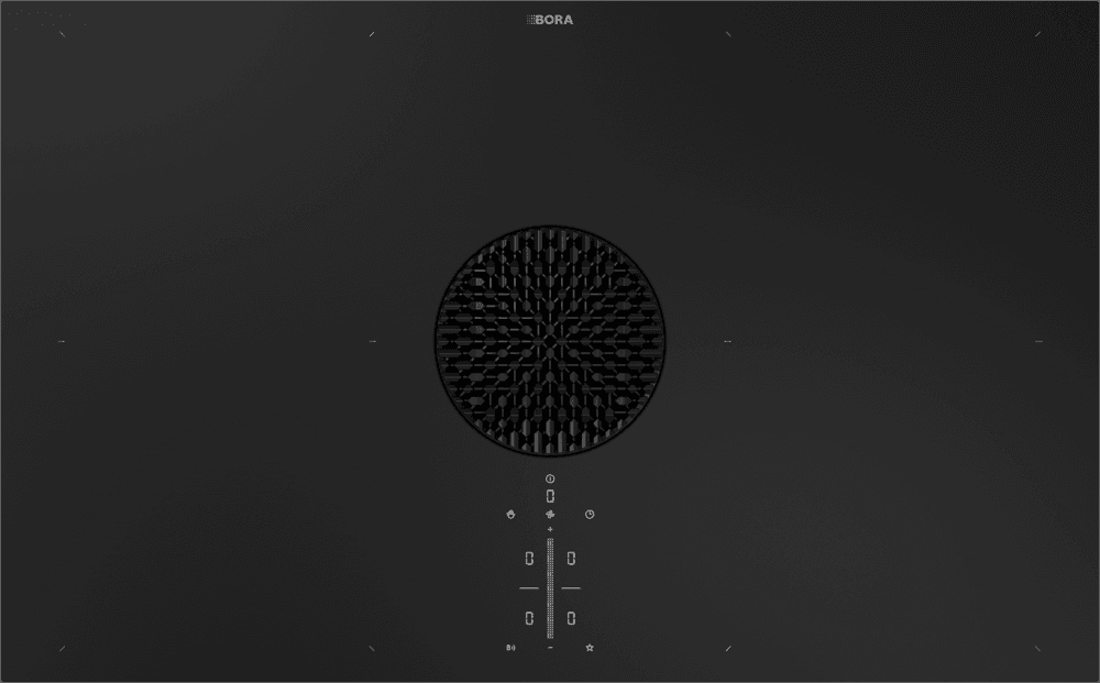 BORA PUXU2R X Pure Rough matt surface-induction hob · Recirculation