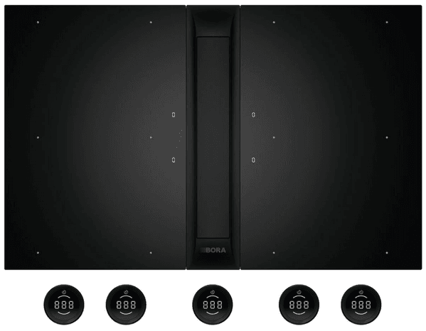 BORA PKAS3FIAB Professional 3.0 surface induction set · All Black