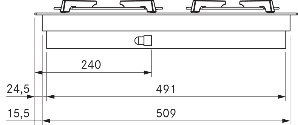 40cm Gas Domino thumbnail 3