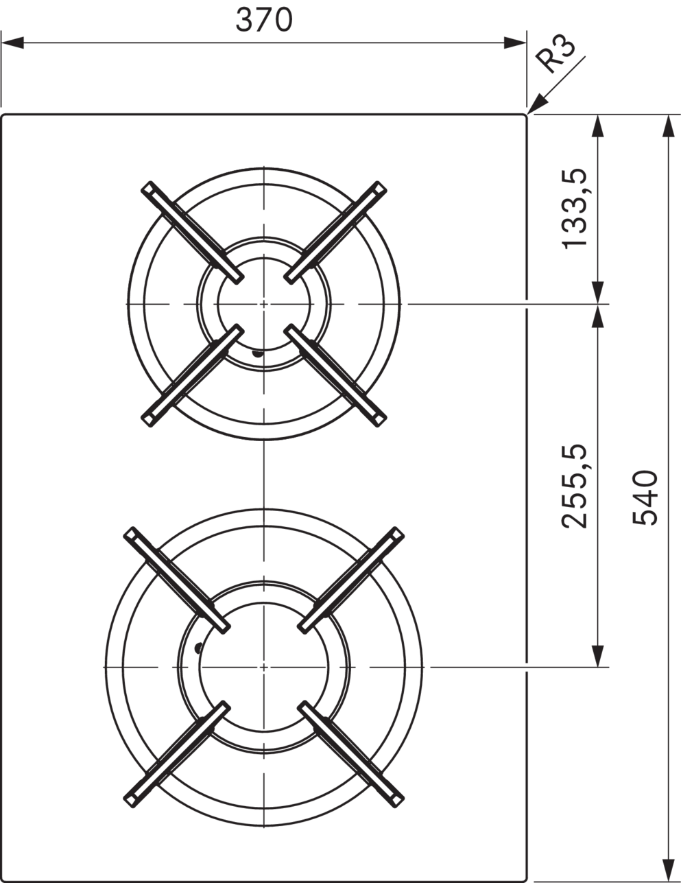 40cm Gas Domino thumbnail 4