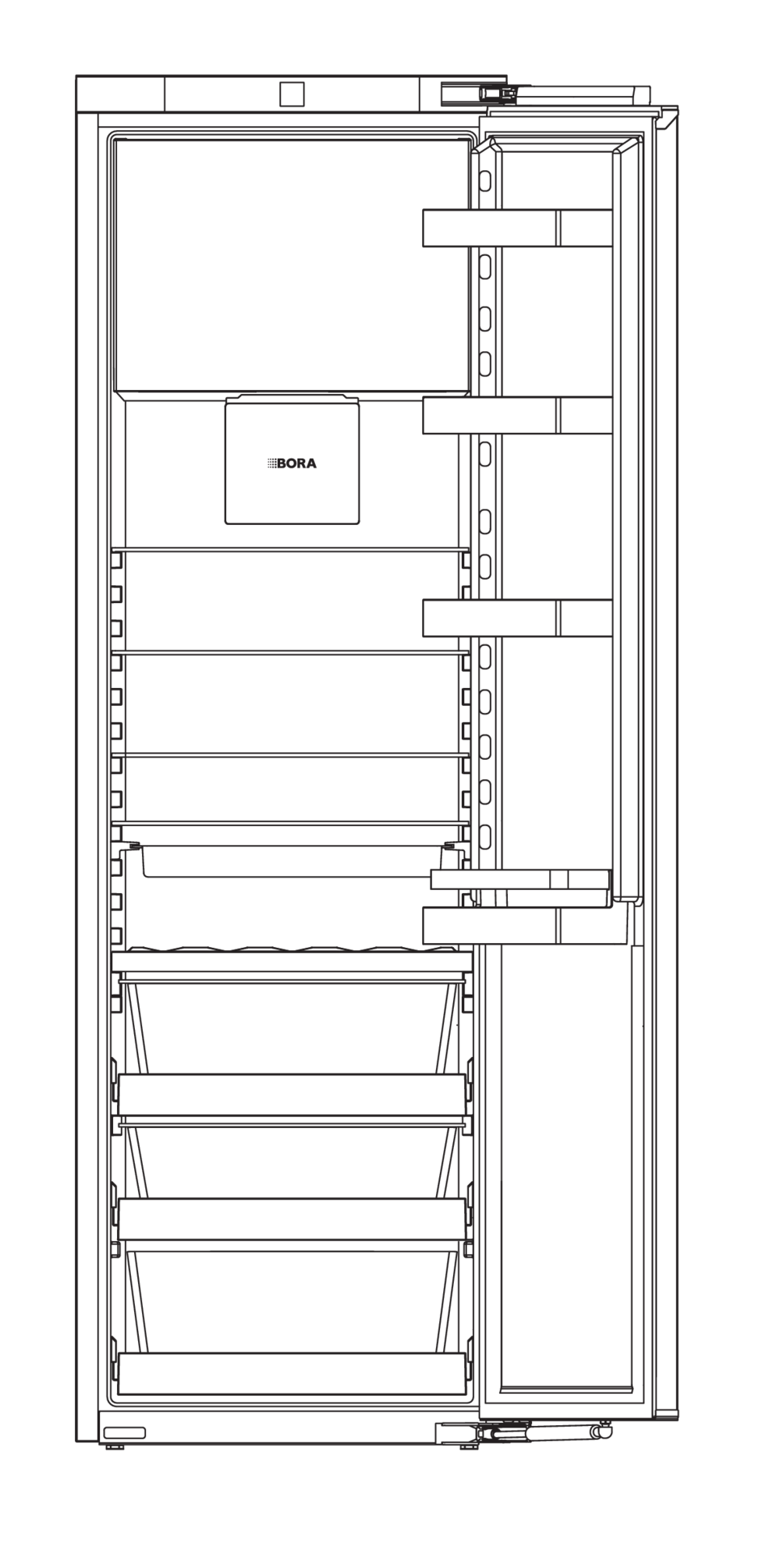 Bora Cool Refrigerator With 4 Star Freezer Compartment - Fully Integrated thumbnail 2
