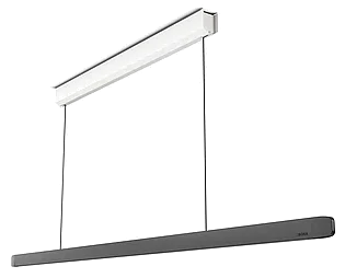 Bora Horizon Pendant Light Fixed – Black view 1