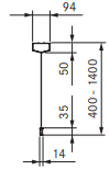 Bora Horizon Pendant Light Move - Black thumbnail 3