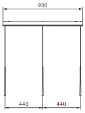 Bora Stars Pendant Light 3-Light Linear – Moss Green thumbnail 2