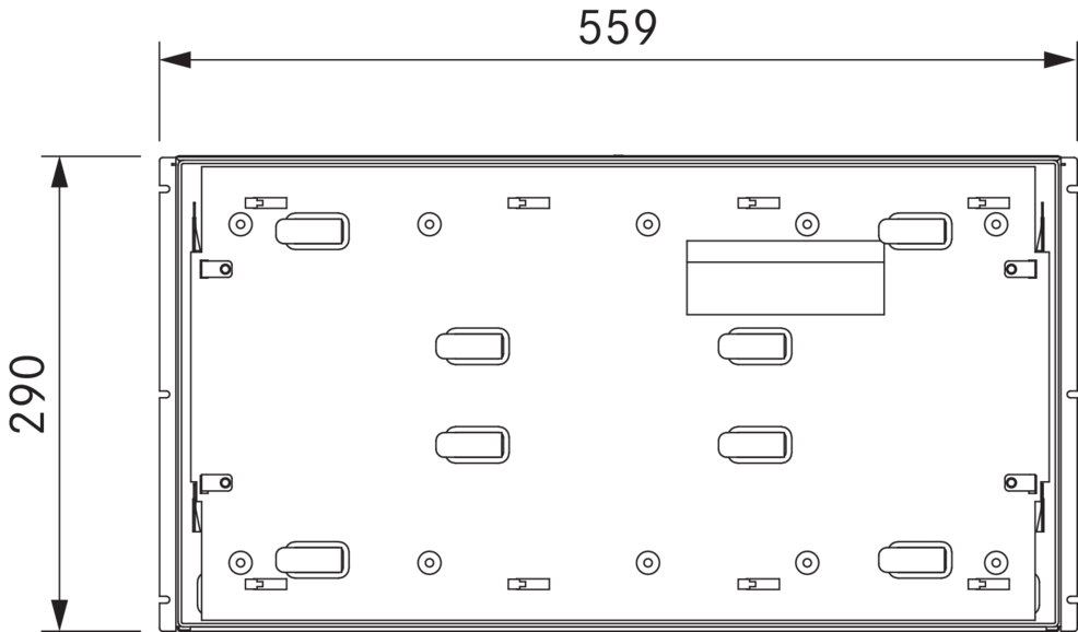Multi-Drawer 290mm with Glass Front thumbnail 2
